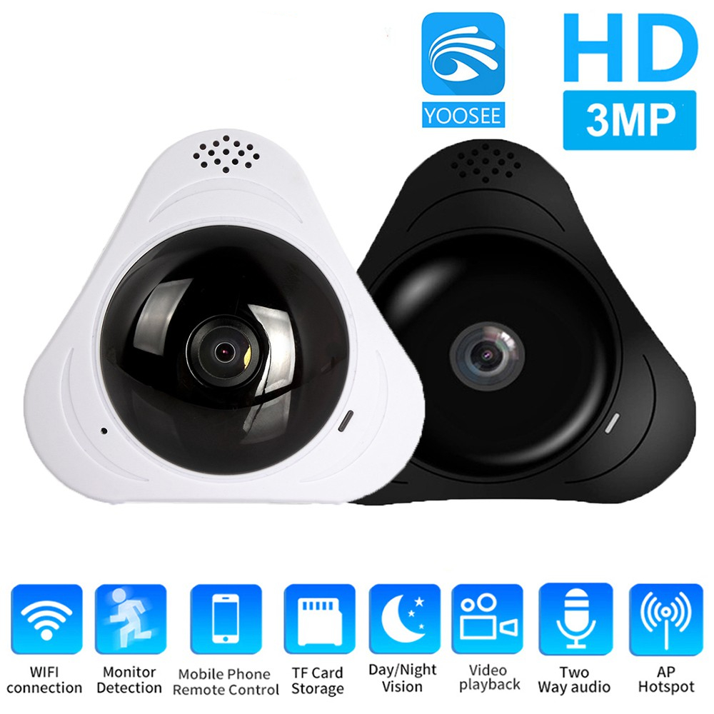Ready stork 360 Degree Panoramic YOOSEE APP HD 3MP Mini Wireless