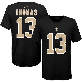 New Michael Thomas New Orleans Saints NFL Boys Youth 8-20 Black Player Pride Name &amp; Number T-Shirt sale