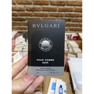 น้ำหอมเทสเตอร์ BVLGARI POUR HOMME SOIR 2ml