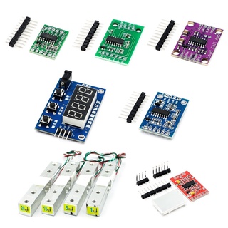 Load Cell โมดูลเซนเซอร์ชั่งน้ําหนักอิเล็กทรอนิกส์ อะลูมิเนียมอัลลอย 1 กก. 5 กก. 10 กก. 20 กก. HX711 AD สําหรับ Arduino