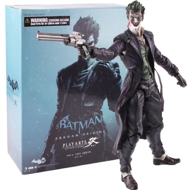 โมเดล Play arts kai batman Arkham Origins The Joker Action Figure Model