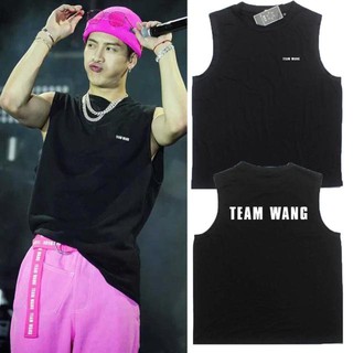 พร้อมส่ง/Pre เสื้อกล้าม team wang แบบ jackson Got7