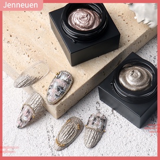 【JENN】เจลยิปซั่มแกะสลักเล็บ กันตก สีสันสดใส 5 กรัม สําหรับตกแต่งเล็บ DIY