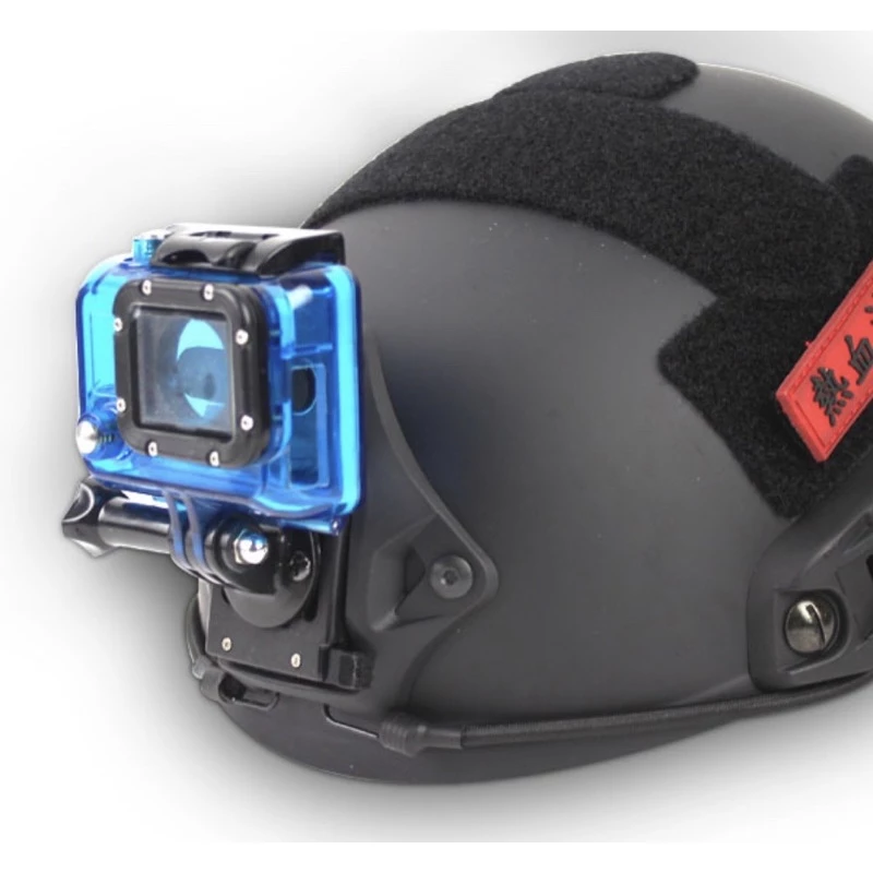 (วัสดุพลาสติก) ฐาน ติดหมวก FAST/หมวกทหาร/TACTICAL HELMET สำหรับ โกโปร กล้องแอคชั่น for Gopro , DJI ACTION  Action camera thumbnail 9
