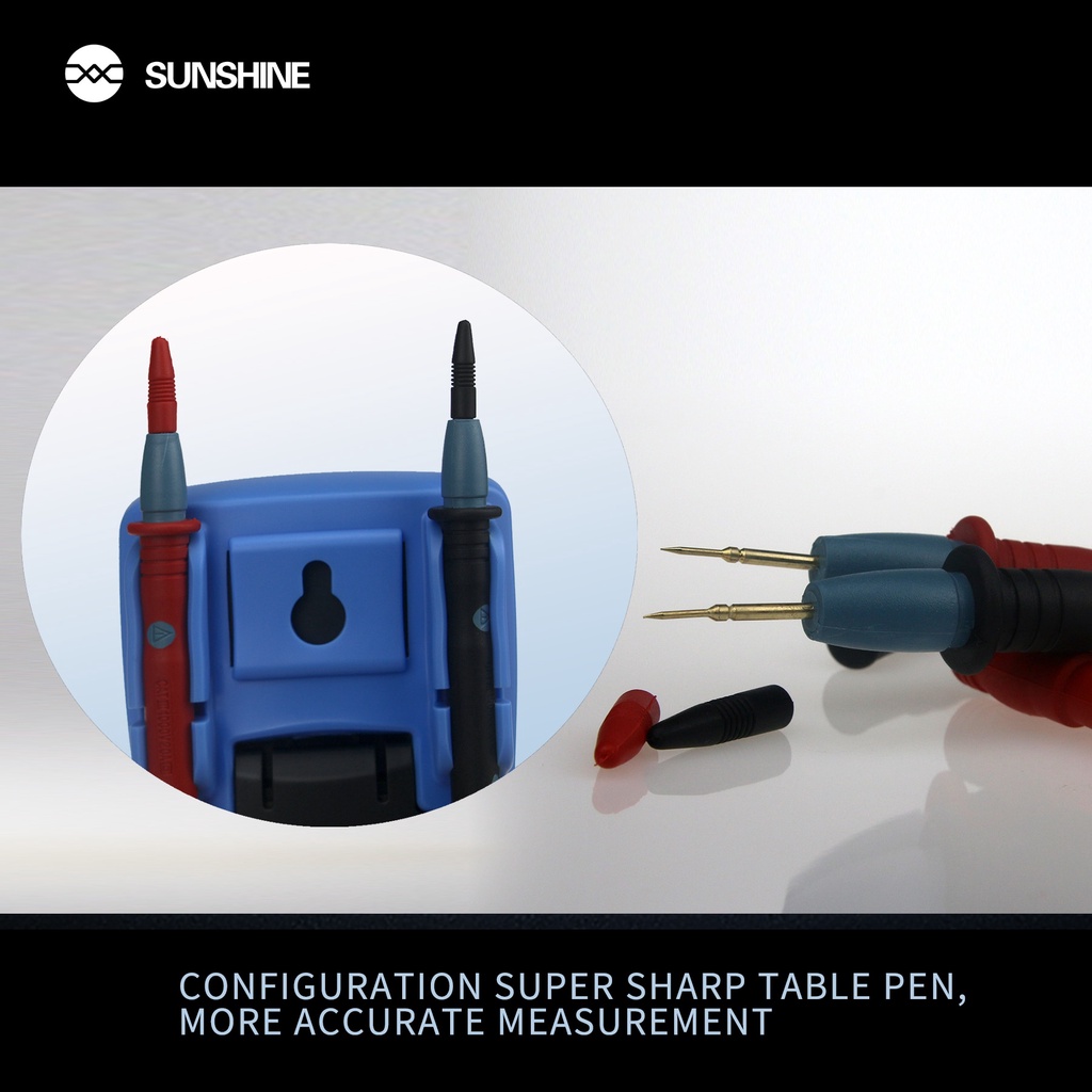 Sunshine dt-17n เครื่องมัลติมิเตอร์ หน้าจอ lcd สําหรับทดสอบมัลติมิเตอร์ดิจิทัล - รูปที่ 5