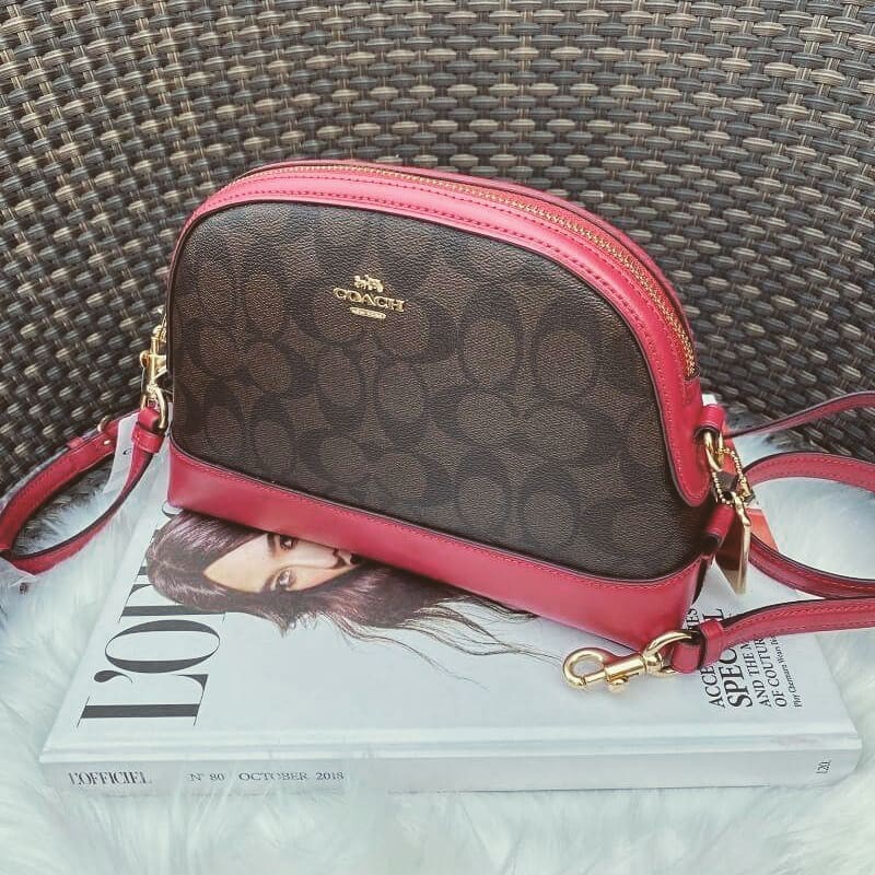 COACH DOME CROSSBODY IN SIGNATURE CANVAS Shopee Thailand