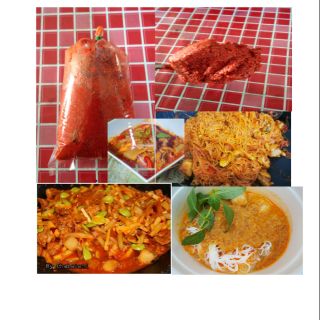 พริกแดง สำหรับผัดบะหมี่ทรงเครื่อง คั่วส้มหน่อไม้ น้ำยาขนมจีน