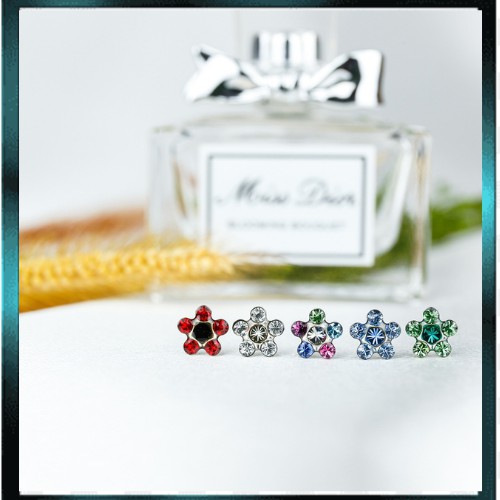 ต่างหูสำหรับผิวแพ้ง่ายและเด็ก นำเข้าจากU.S.A ต่างหู ตุ้มหู ต่างหูออกงาน ต่างหูเพชร เครื่องประดับ noo