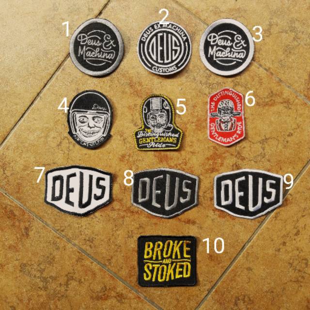 Deus MOTORCYCLE PATCHS