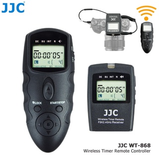 JJC Fujifilm กล้อง วิทยุ 100 เมตร รีโมทคอนโทรลไร้สาย เปลี่ยนสายลั่นชัตเตอร์ RR-100 สำหรับ Fuji Fujifilm X100V X100F X100T X-T5 X-T4 X-T3 X-T2 X-T X-T30 II X-T20 X-T10 X-T100 X-H2 X-H2S X-H1 X-E3 X-E2S X-E2 X-Pro3 X-Pro2 GFX 50S II 50R 50S 100S