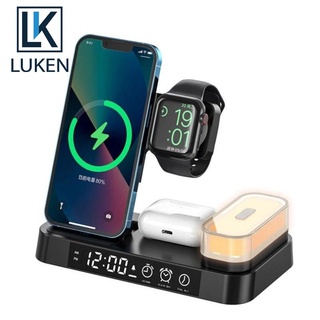 Luken แท่นชาร์จไร้สาย 3 in 1 แบบพับได้ ชาร์จเร็ว สําหรับ IP Watch Airpo