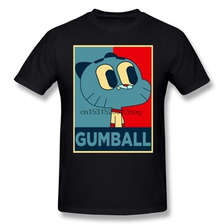 [100% Cotton] ขายดี เสื้อยืดลําลอง แขนสั้น พิมพ์ลาย Gumball Amazing World EJghop74JObfkg08 แฟชั่นฤดูร้อน สไตล์คลาสสิก สํ