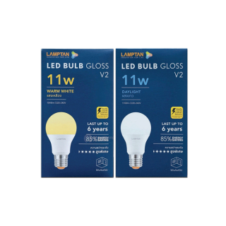 Lamptan หลอดไฟ แลมป์ตัน LED Bulb 11W E27 Gloss