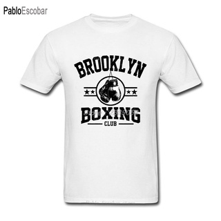 ถูกสุดๆมวยเสื้อผ้าMen T Shirt Brooklyn Boxinger Luxury Brand MMA Tee shirts Short Sleeve Man Clothes Camisetas Hombreมวย