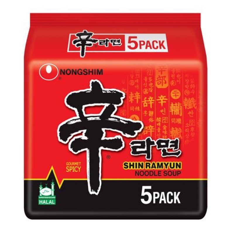 [พร้อมส่ง] Nongshim Shin Ramyun Spicy 120g.