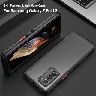 Simple Bumper Translucent Case For Samsung Galaxy Z Fold 2 3 5G Anti-shock Ultra-thin Matte Cover for Samsung Z Fold 2 5G Fold2 Case