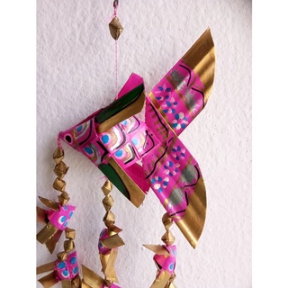 โมบายปลาตะเพียน โมบายลม โมบายแขวน Wind Chime Mobile Hanging Fish Model Home Décor Handmade Gift Fish-03