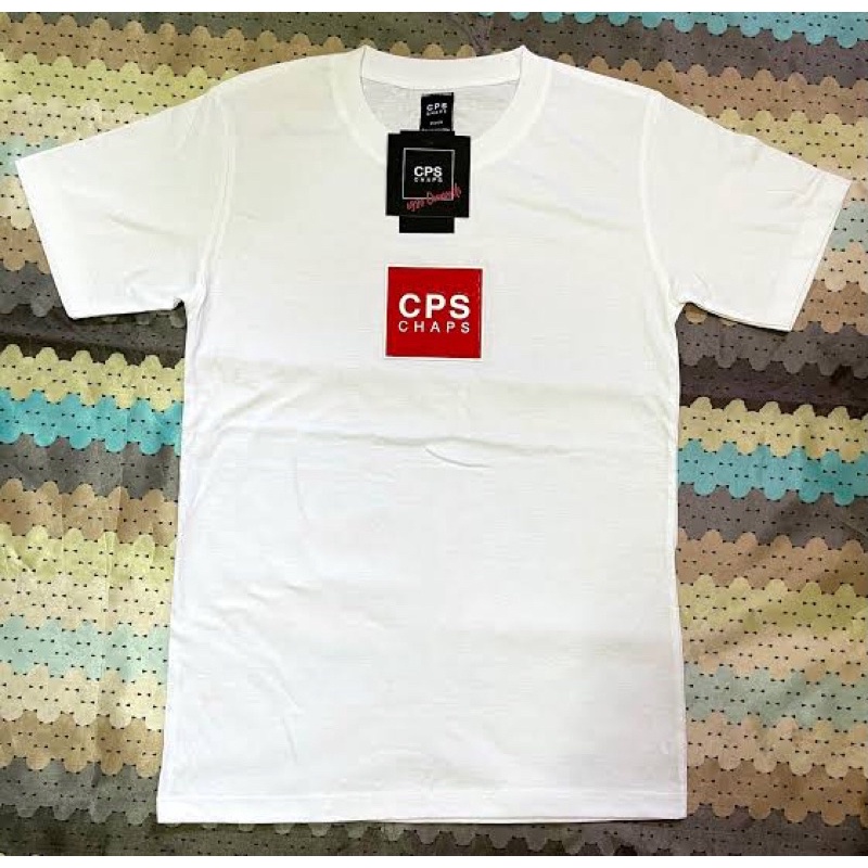 เสื้อยืด cps สีขาว ผุ้ชาย