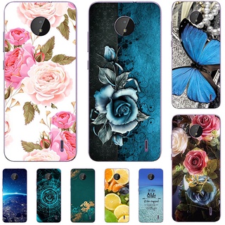 เคสโทรศัพท์มือถือแบบนิ่ม ลายการ์ตูนผลไม้ ดอกไม้ ม้าน่ารัก แฟชั่น สําหรับ Nokia C10 TA-1342 Nokia C20 TA-1339 TA-1348 TA-1352 TA-1356