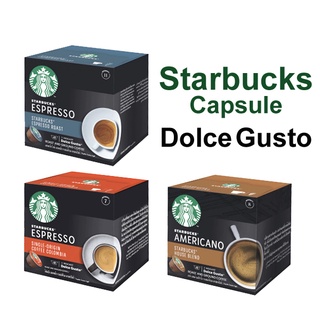 กาแฟ Starbucks Capsule Dolce Gusto กาแฟแคปซูล สตาร์บัคส์ Starbuck กล่องสตาร์บัค