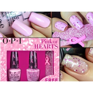 O.P.I. USA Pink of Heart Nail Color Pink Set of 2