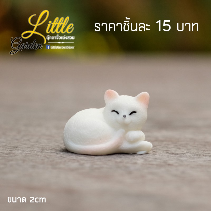โมเดล แมวน้อยแต่งสวน (#G)