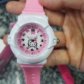 ฮัลโหลคิตตี้ นาฬิกา เด็กผู้หญิงมี 2 สีให้เลือก