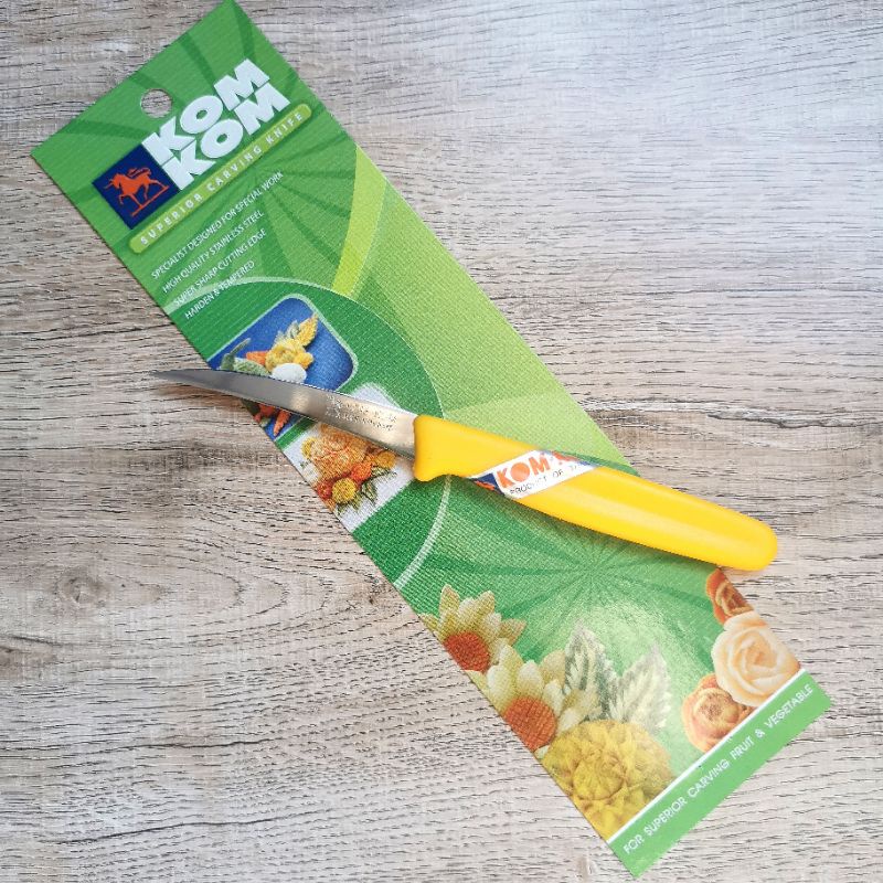 KOM-KOM มีดแกะสลัก มีดคว้าน 3 นิ้ว มีดแกะสลักผักผลไม้อย่างดี มีดคมๆ​ 1 เล่ม - รูปที่ 6