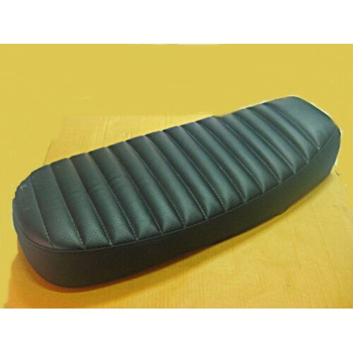 CAFE SEAT STYLE "EDDIE MOTO" Fit For HONDA CB CB77 CB72 // เบาะ หนังพีวีซี สีดำ เย็บลอน