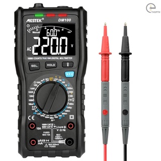 [T&amp;H] Mestek มัลติมิเตอร์ดิจิทัล RMS 10000 ครั้ง AC DC วัดแรงดันไฟฟ้า ความต้านทาน ประจุกระแส ความถี่ ไดโอด อุณหภูมิ และความชื้น NCV