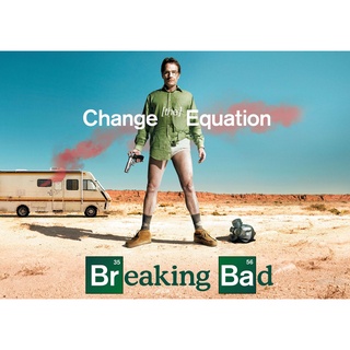 โปสเตอร์หนัง Breaking Bad ดับเครื่องชน คนดีแตก ซีรี่ย์ Movie Poster ภาพติดผนัง ตกแต่งบ้าน รูปติดห้อง ของสะสม ร้านคนไทย