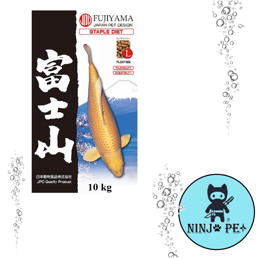 JPD FUJIYAMA PREMIUM FLOATING L ขนาด KOI FOOD 10KG