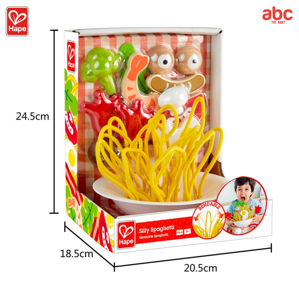 Hape ของเล่นไม้ ของเล่นทำอาหาร เจ้าสปาเก็ตตี้ตัวป่วน Silly Spaghetti ของเล่นเสริมพัฒนาการ 3 ขวบ ขึ้นไป รูปที่ 6