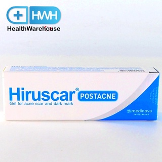 Hiruscar Postacne 10 g รอยสิว รอยแผลเป็น จุดด่างดำ หมองคล้ำ ลบรอย Post Acne 10 g