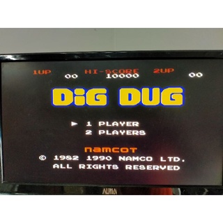 Dig Dug 1+2 รามสองภาค 1+2 หน้า AB ดิสแดง Famicom Disk System