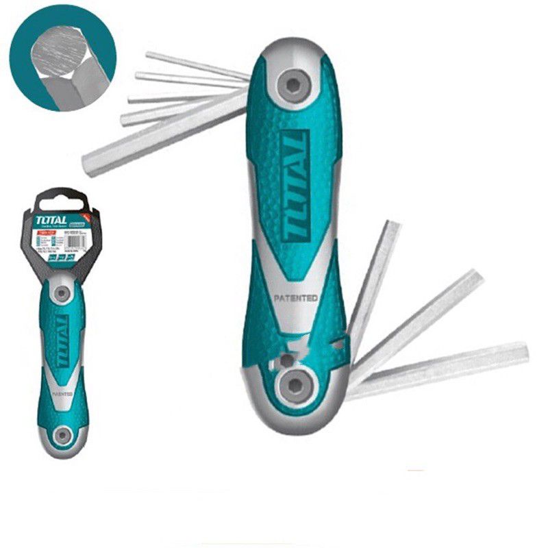 ชุด 8 ตัว TOTAL 2-8MM FOLDING HEXAGONAL KEYS CODE: THT1061826