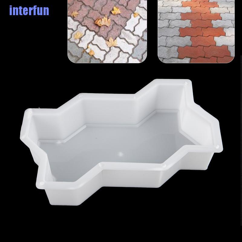 (Interfun) แม่พิมพ์ Diy ขายดี แม่พิมพ์ทําคอนกรีต DIY สําหรับทางเดิน สวน ทางเท้า ถนน