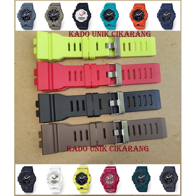 สายนาฬิกาข้อมือ พร้อมปีก สําหรับ Casio G-Shock Watch (3464) GBA-800 GBD-800 GBA800 GBD800 GBA-800-1A GBD-800-1