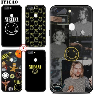 เคสโทรศัพท์มือถือลาย Nirvana Kurt Cobain สําหรับ Oppo F11 A9 R9 F 1 Plus R9S R15 R17 A1K A5 2020 Pro