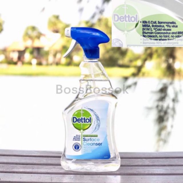 ☘️🌸สเปรย์ทำความสะอาดพื้นผิว Dettol Surface cleanser ขนาด 500 ml