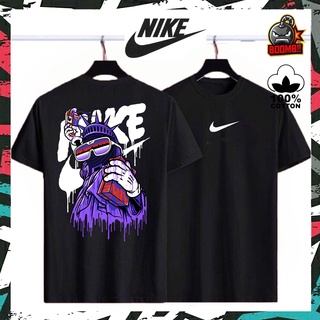 NIKE NBA เสื้อยืดจอร์แดน ฮิปฮอป แร็พ แขนสั้น ไฮสตรีท เรโทร คอกลม สั้น NIKE เสื้อยืดผู้ชาย !x*