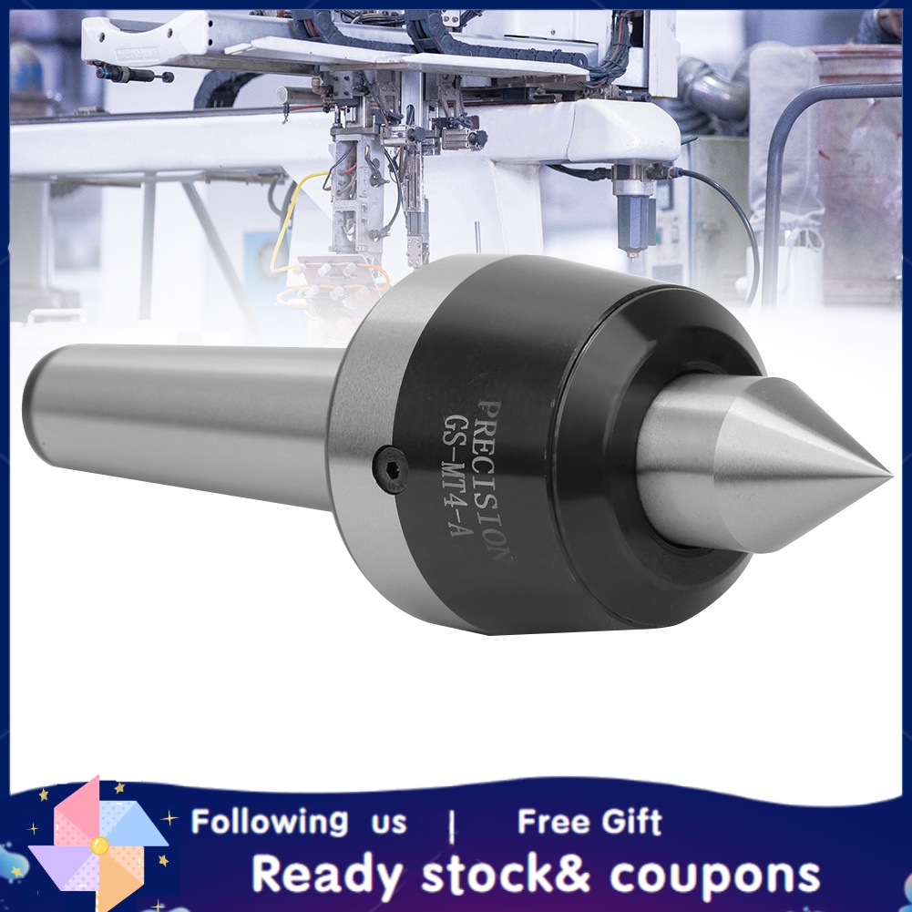 MT4 Live Center Taper ความแม่นยําสูง 0.000197" เครื่องมือกลึง 60° 5000-6000รอบต่อนาที