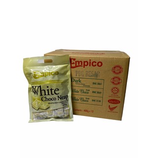 EMPICO WHITE Choco Neap 400g สินค้านำเข้าจากมาเลเซีย.. 1ลัง/บรรจุ 12 แพค ราคาส่ง ยกลัง สินค้าพร้อมส่ง!!