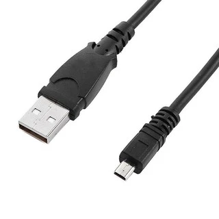 สายเคเบิล ชาร์จ และรับส่งข้อมูล สำหรับ กล้อง Nikon, Panasonic, CasioCable Mini USB 8 pin