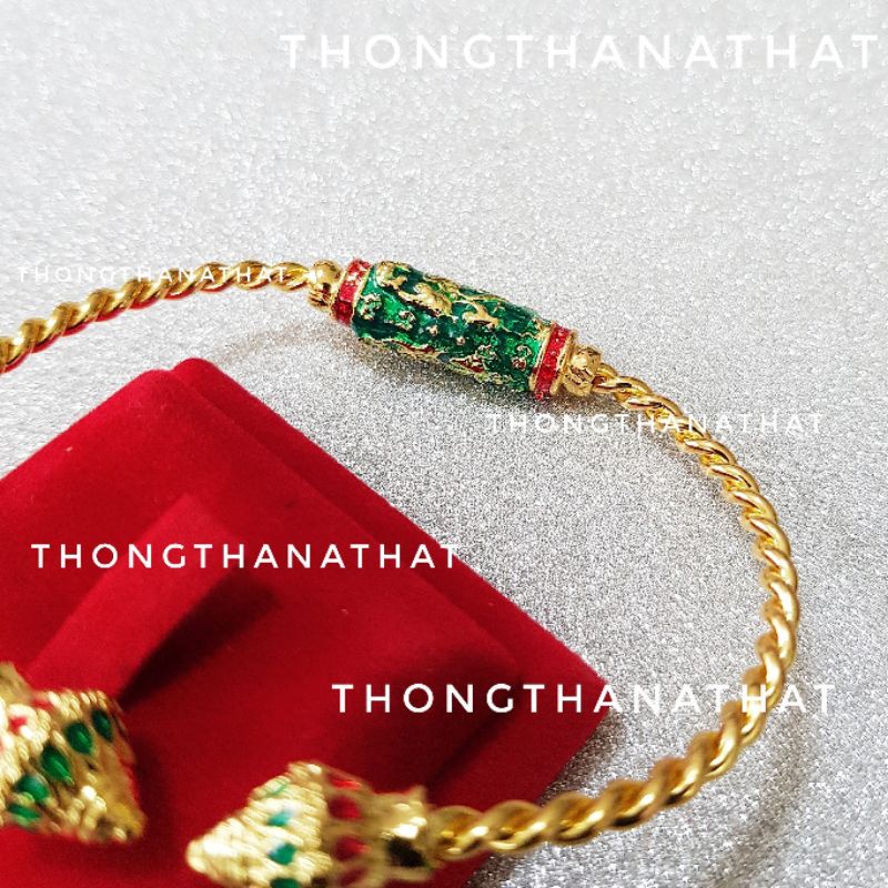 กำไลท้าวเวสสุวรรณลงยา **ปรับไซส์ได้** ปัดสิ่งชั่วร้าย เรียกทรัพย์ กำไลท้าวเวส ท้าวเวส กำไลข้อมือท้าวเวสสุวรรณ ข้อมือมงคล