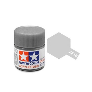 สีทามิย่าสูตรน้ำ Tamiya Acrylic XF16 Flat Aluminum 10ml