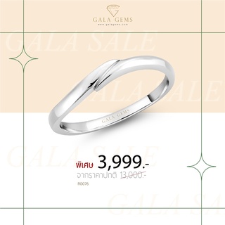 Gala Gems **แหวนเกลี้ยง** แหวนทอง เรียบๆ ไม่มีเพชร ตัวเรือนทอง 10K Gold มีใบรับประกัน Eternity Unisex Ring รหัส R0076