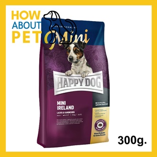 อาหารสุนัขเล็ก Happy Dog Mini Ireland อาหารสุนัขโตพันธุ์เล็ก 300ก. (1ถุง) Happy Dog Mini Ireland Adult Dog Food 300g.