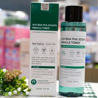 "พร้อมส่ง" #Some By #Mi AHA-BHA-PHA 30 DAYS MIRACLE TONER 150ml.
.