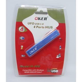 OKER Hub 4 Port Usb 2.0 H-408Wh